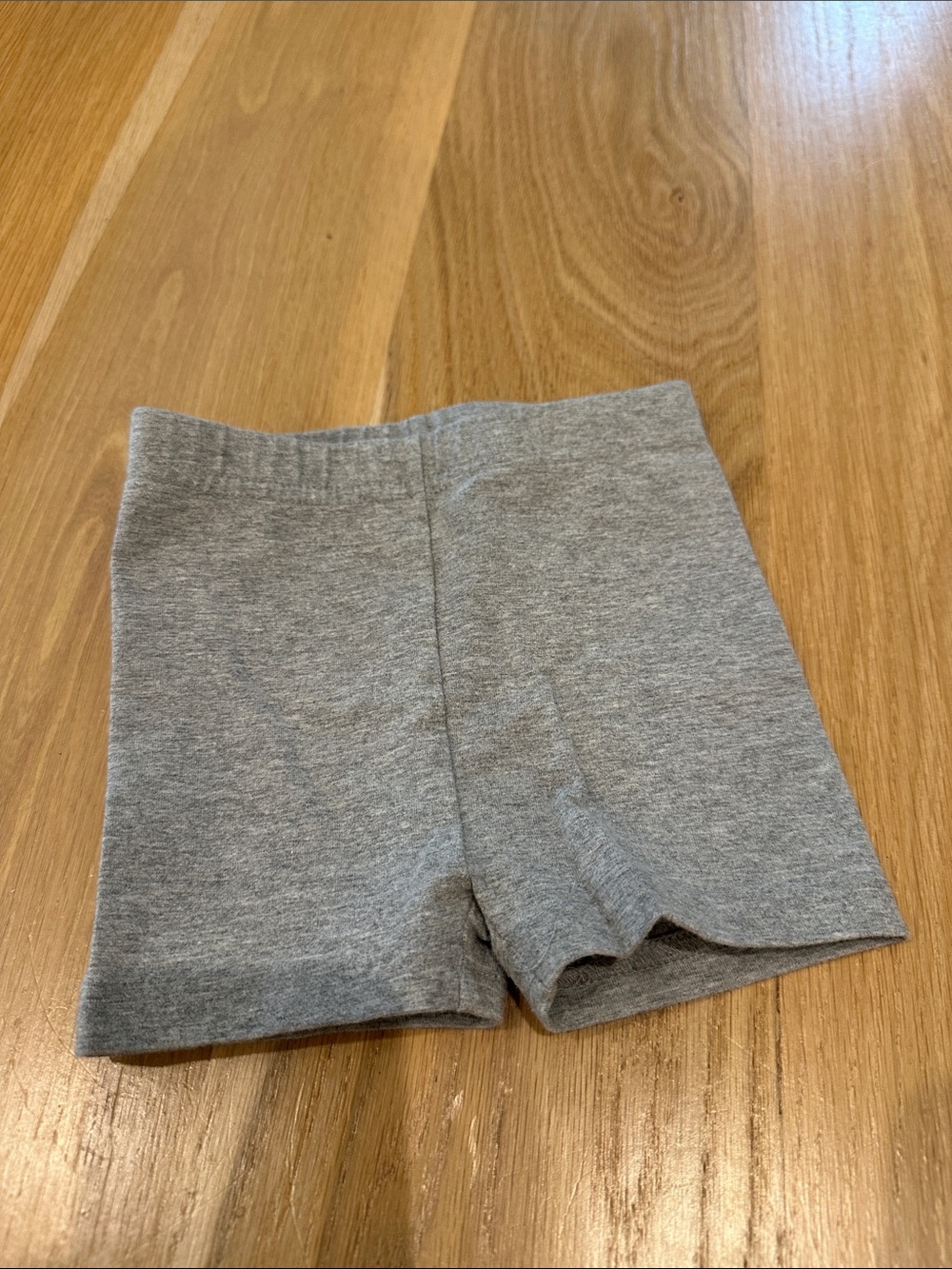 Hanna Andersson Gray Knit Bike Shorts